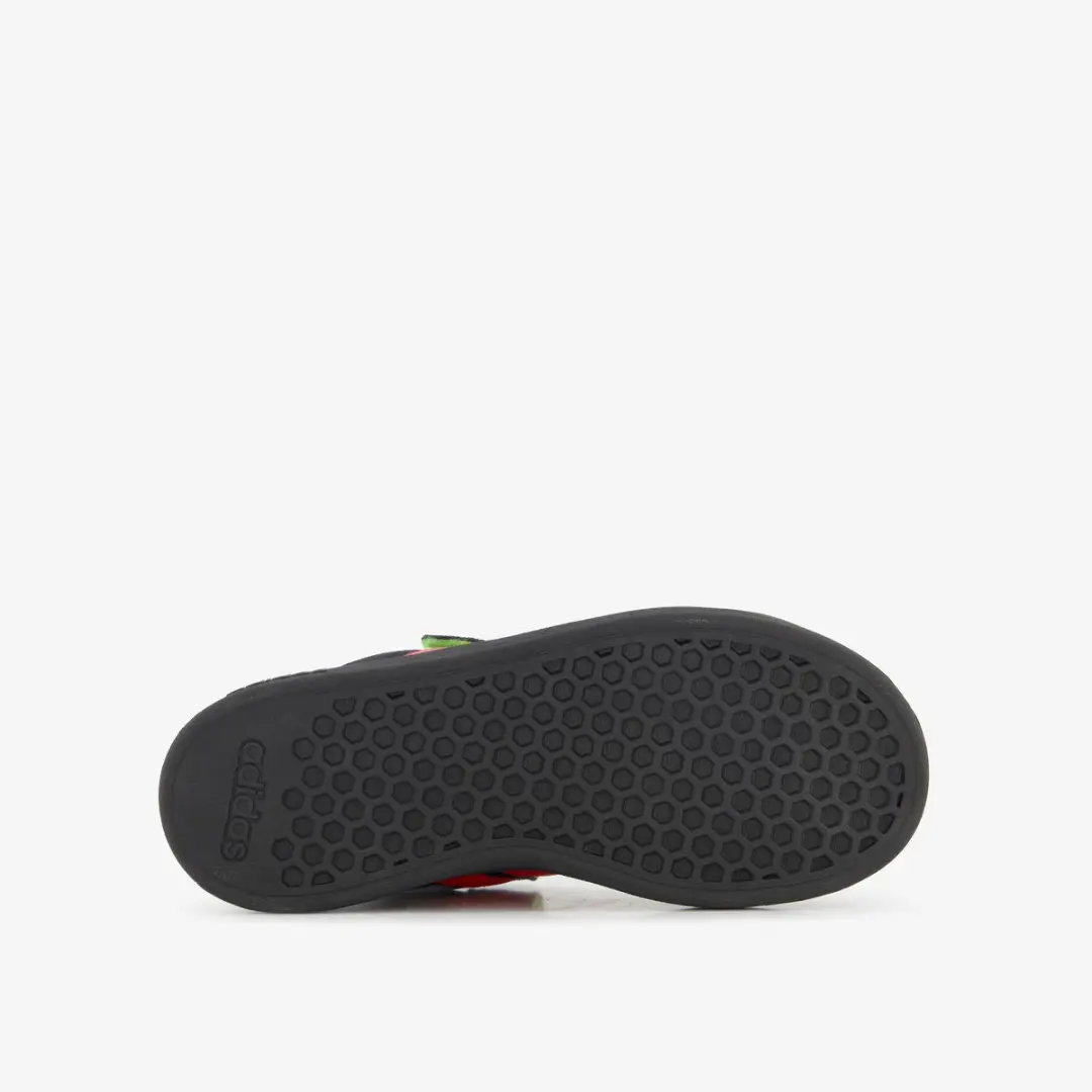 Adidas Grand Court 00s El C Jongens Sneakers - Zwart Rood - afbeelding 4 van 6