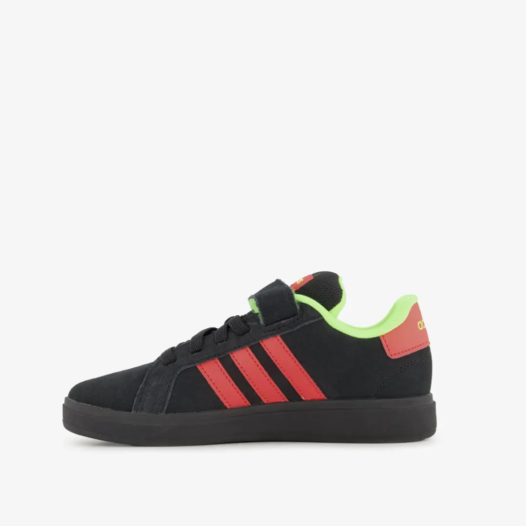 Adidas Grand Court 00s El C Jongens Sneakers - Zwart Rood - afbeelding 5 van 6