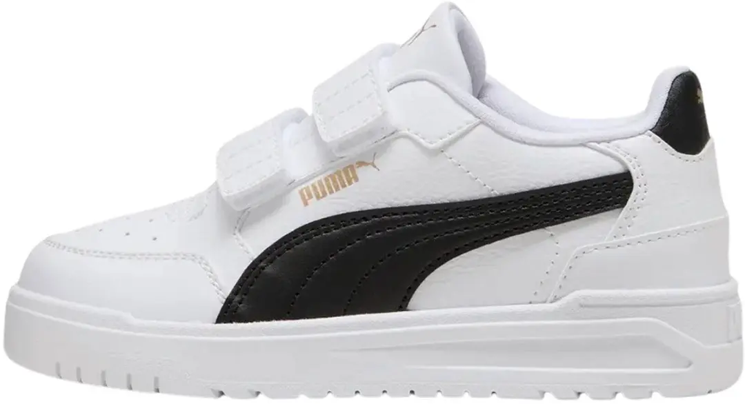 PUMA Shuffle Downtown Lo Sneakers Junior 35 - Wit/Zwart - afbeelding 3 van 6