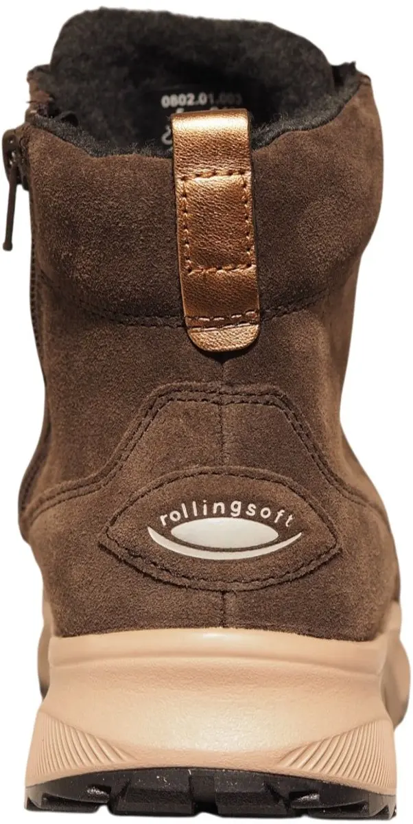 Gabor Rollingsoft Veterboots - Bruin Suede - Maat 40