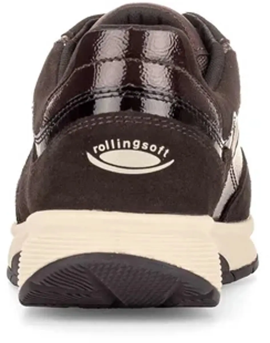 Gabor Rollingsoft Sneakers - Bruin Suéde - Maat 40