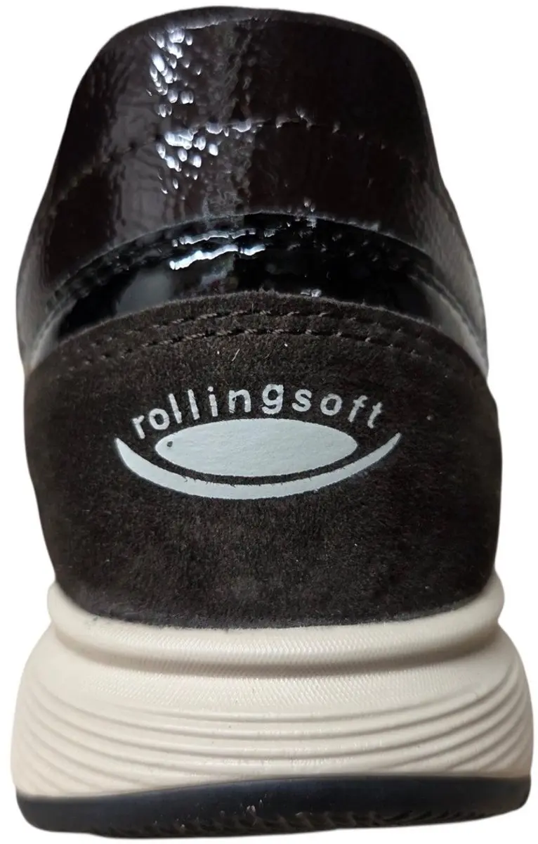 Gabor Rollingsoft Sneakers - Bruin Suéde - Maat 40