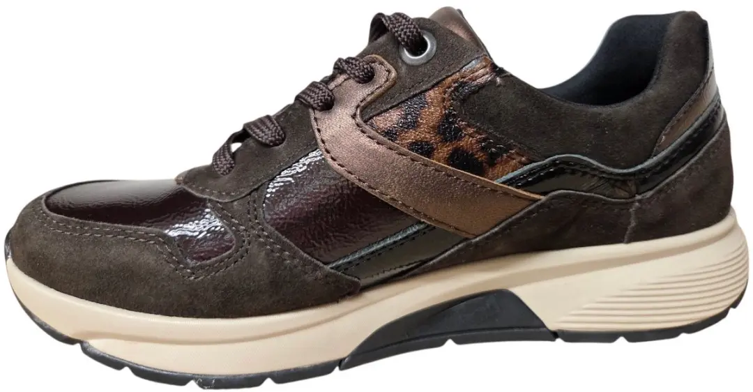Gabor Rollingsoft Sneakers - Bruin Suéde - Maat 40