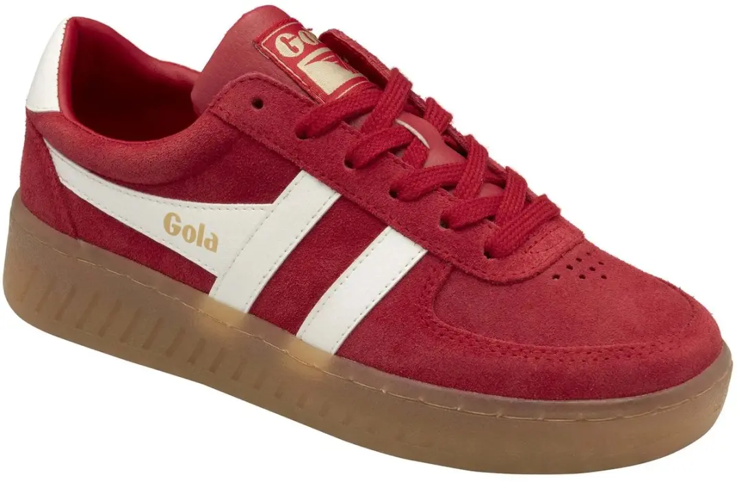 Gola Grandslam Suede Trainer CLA589 - Rood - Maat 40
