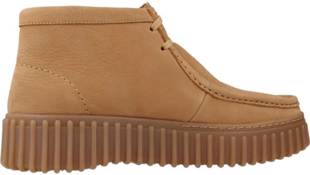 Clarks Torhill Moss Veterschoenen - Cognac - afbeelding 2 van 6