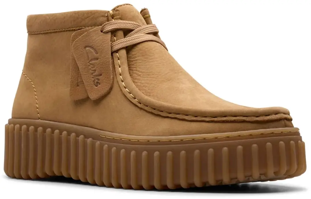 Clarks Torhill Moss Veterschoenen - Cognac - afbeelding 5 van 6