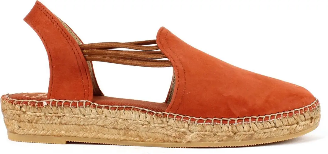 Toni Pons Nuria Suede Dames Espadrilles Brandy Maat 36