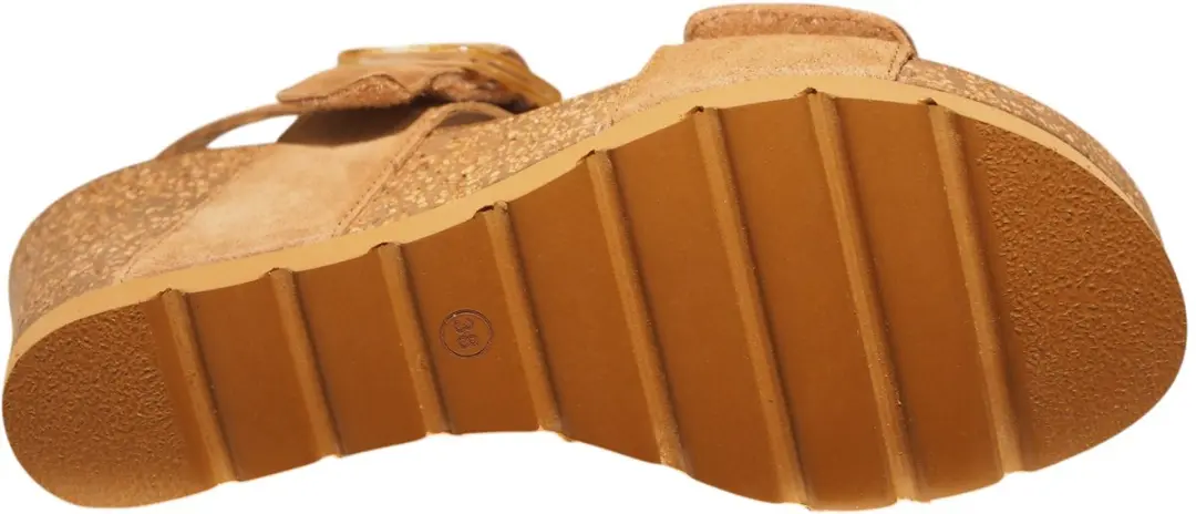 Panama Jack Valle Sandalen - Bruin Suede - Maat 38