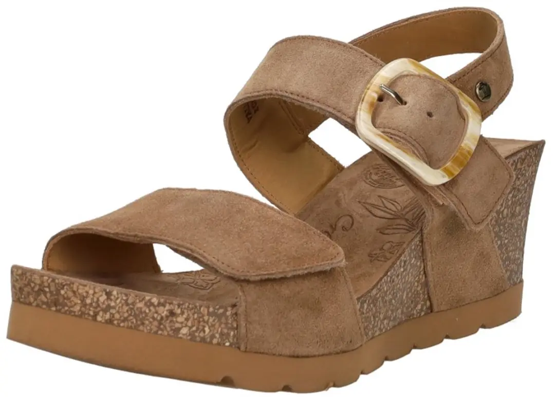 Panama Jack Valle Sandalen - Bruin Suede - Maat 38