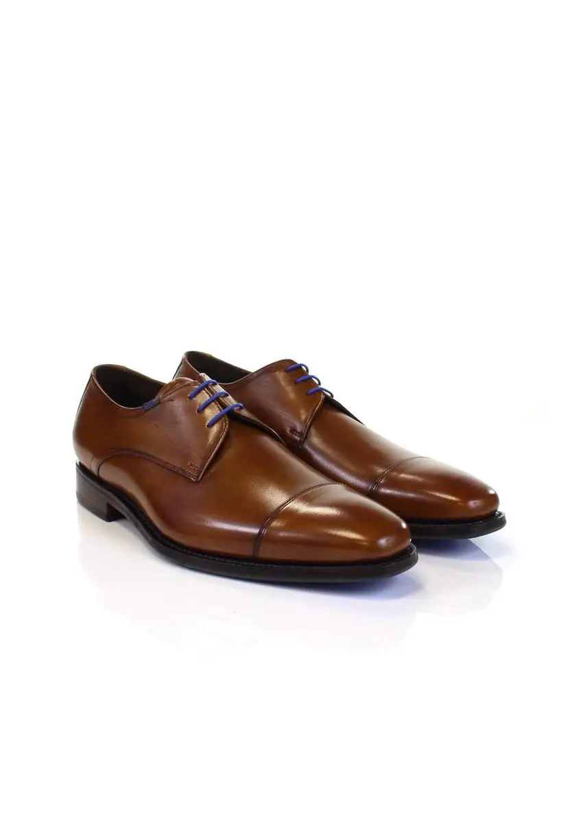Floris van Bommel SFM-30064 Heren Nette Schoenen - Cognac 40
