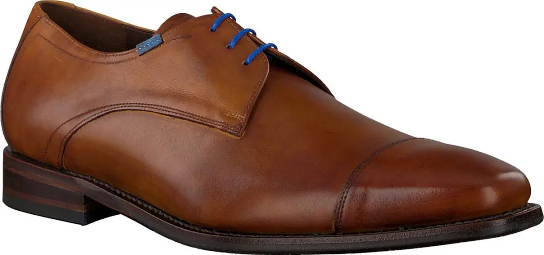 Floris van Bommel SFM-30064 Heren Nette Schoenen - Cognac 40