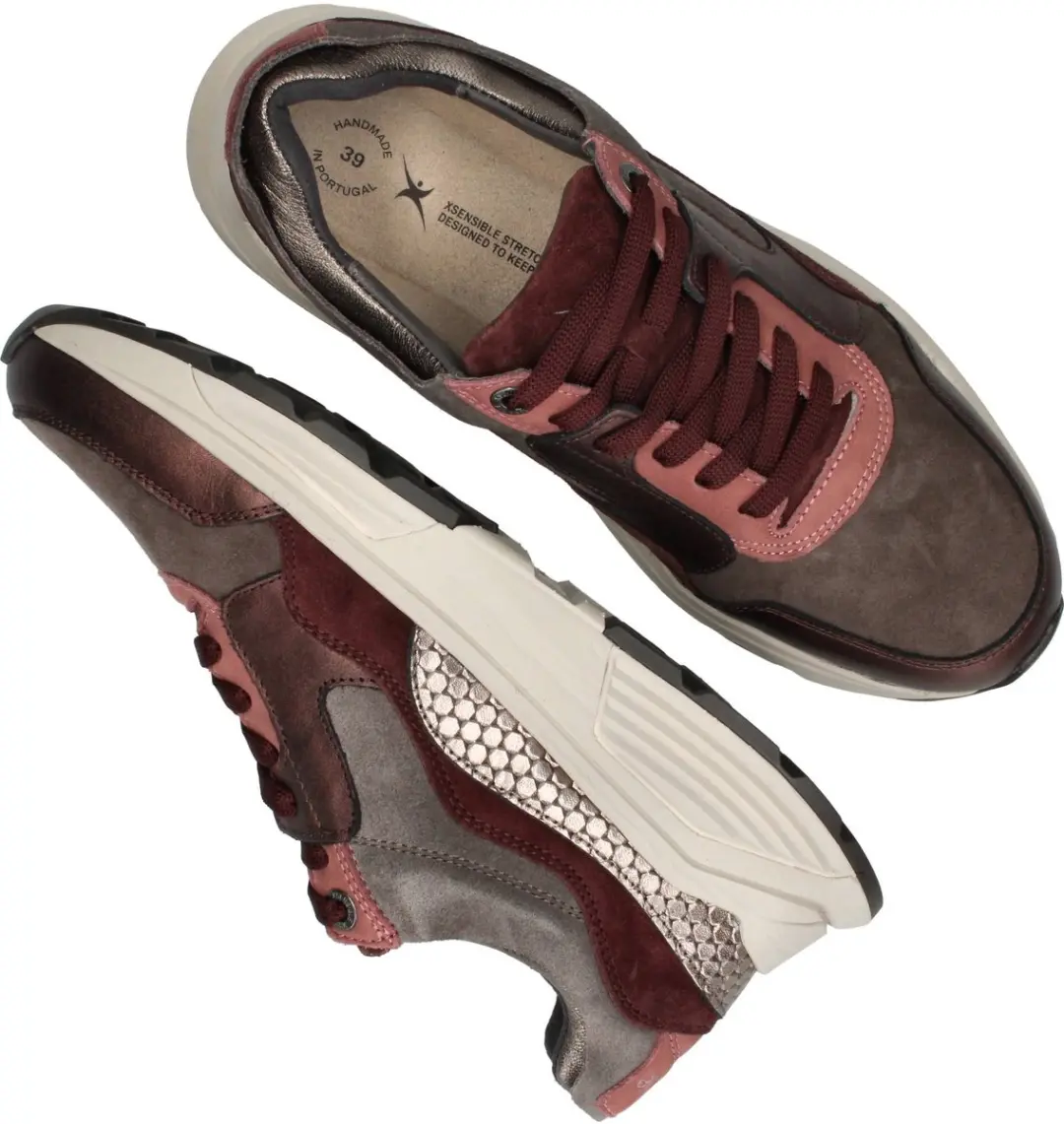 Xsensible Golden Gate Stretchwalker GX Sneakers - Dames Rood 38