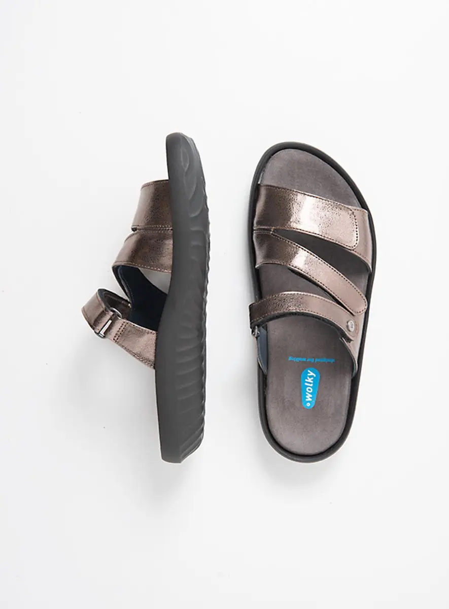 Wolky Dames Slippers 00885 Sense Bruin