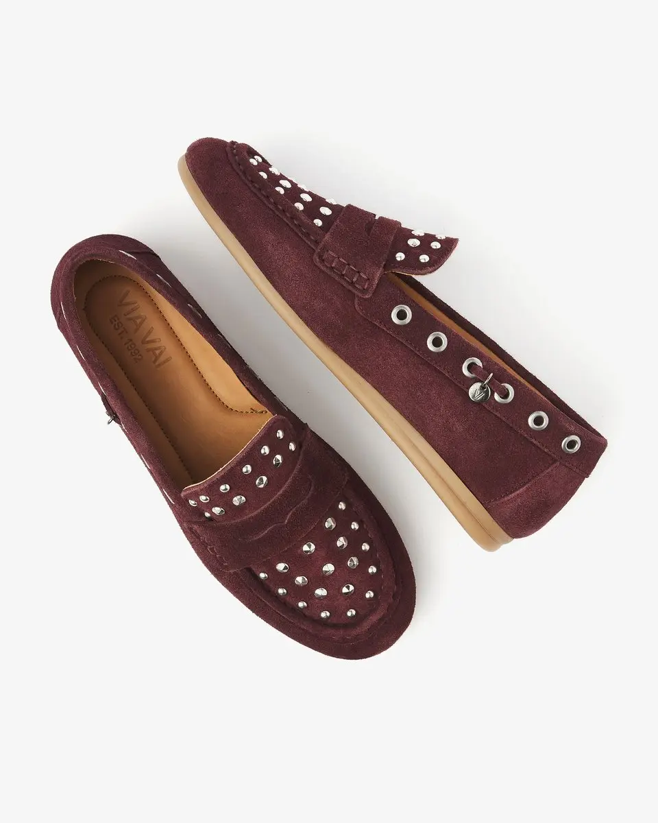 VIA VAI June Macy Loafers - Bordeaux - Maat 38