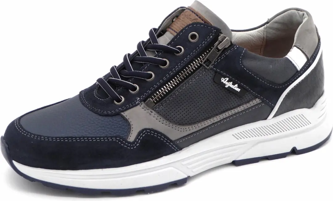 Australian Connery Heren Sneakers - Donkerblauw Maat 44