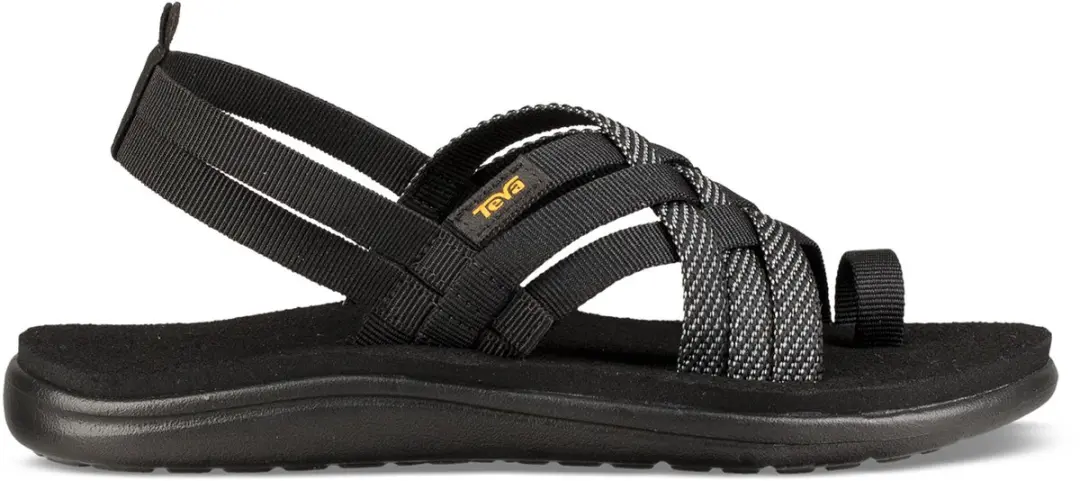 Teva W Voya Strappy Dames Sandalen - HERA Zwart - afbeelding 3 van 6