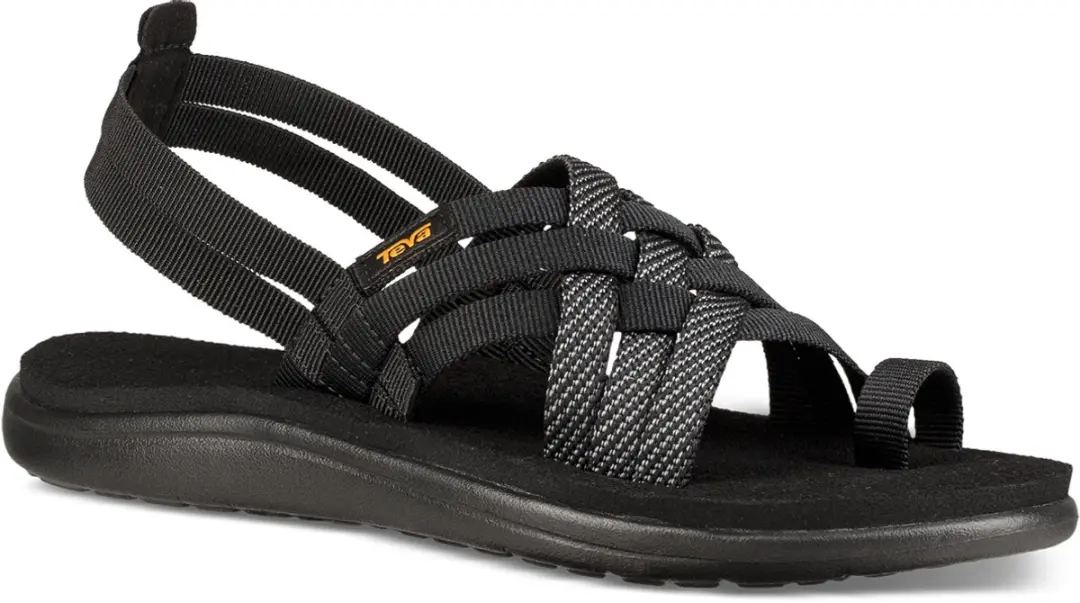 Teva W Voya Strappy Dames Sandalen - HERA Zwart - afbeelding 2 van 6