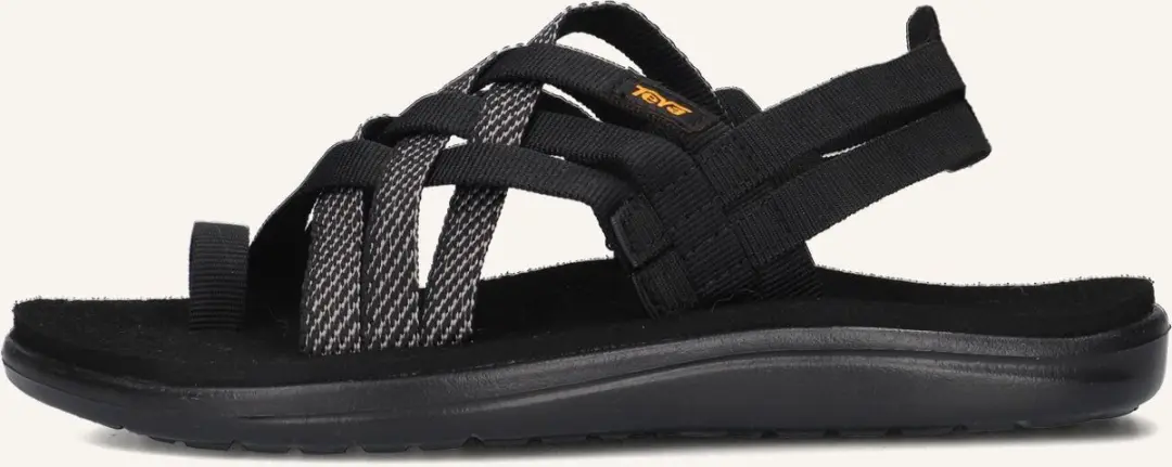 Teva W Voya Strappy Dames Sandalen - HERA Zwart - afbeelding 4 van 6