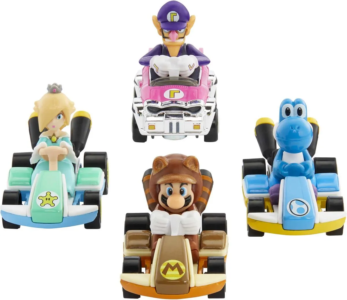 Hot Wheels Super Mario Kart Waluigi Voertuig GJH54 - Multikleur