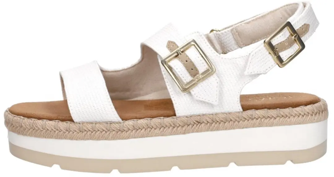 Toms Giana Sandalen Plat - Wit - Maat 42 - afbeelding 2 van 6