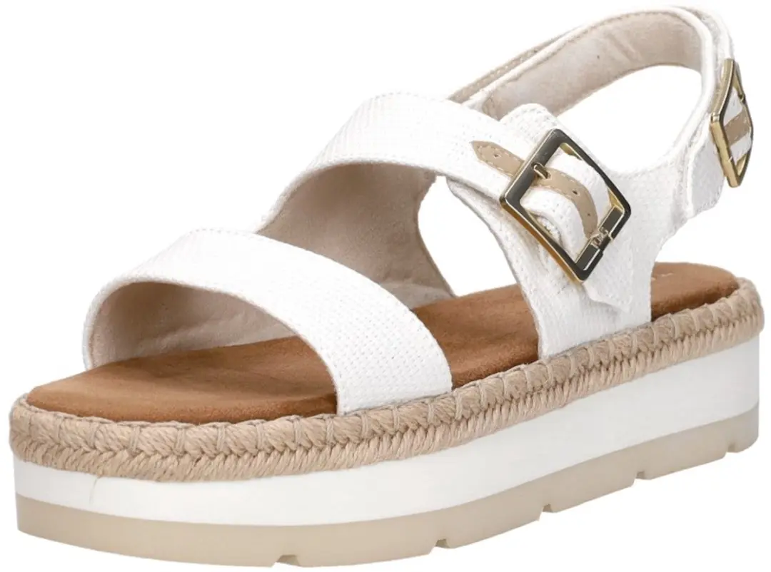 Toms Giana Sandalen Plat - Wit - Maat 42 - afbeelding 3 van 6