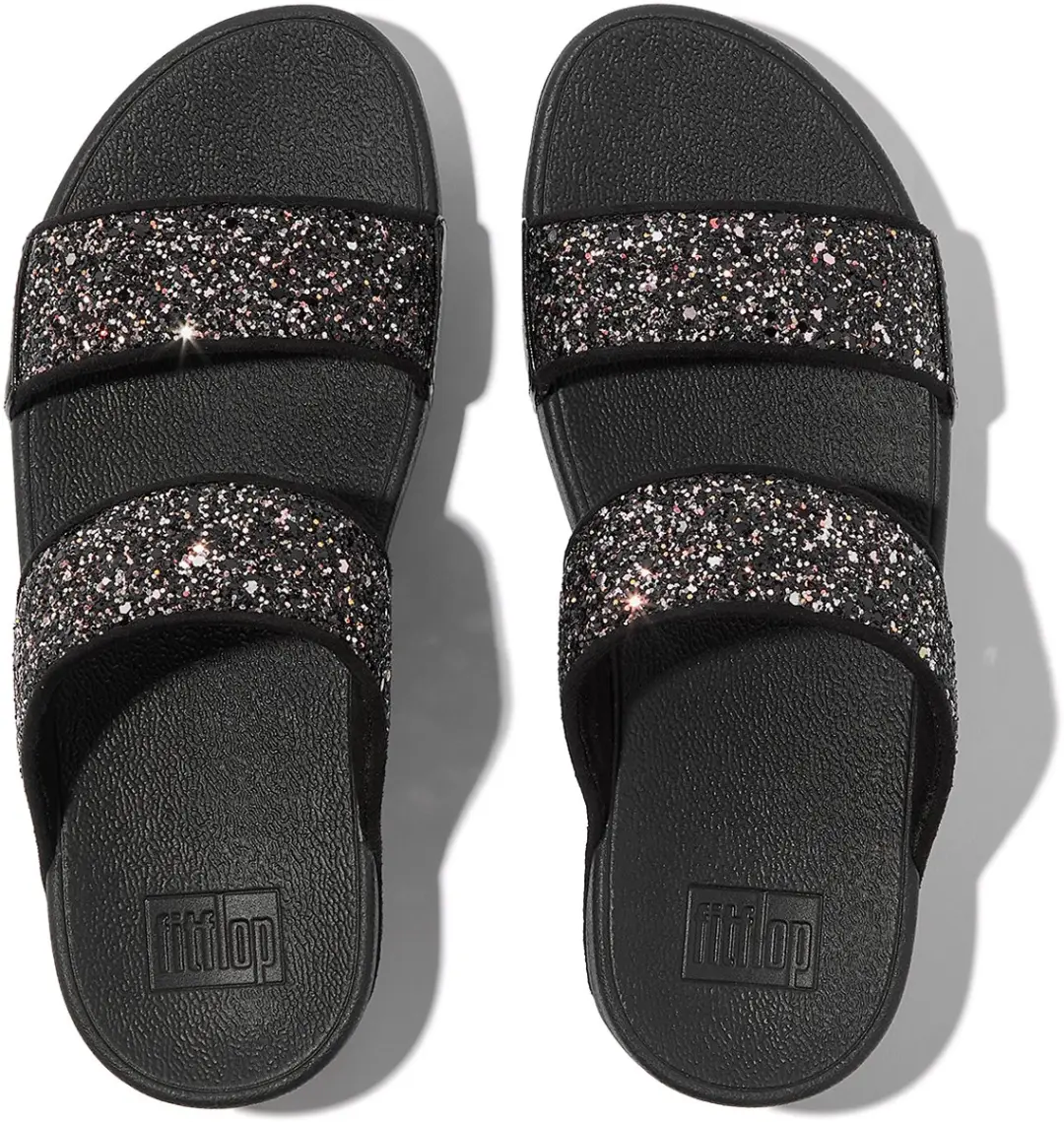 FitFlop Lulu Multi-Tonal Glitter Slides Dames Slippers