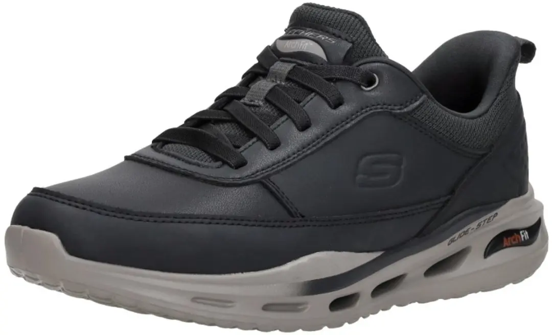 Skechers Arch Fit Orvan Moxley Heren Instappers - Zwart
