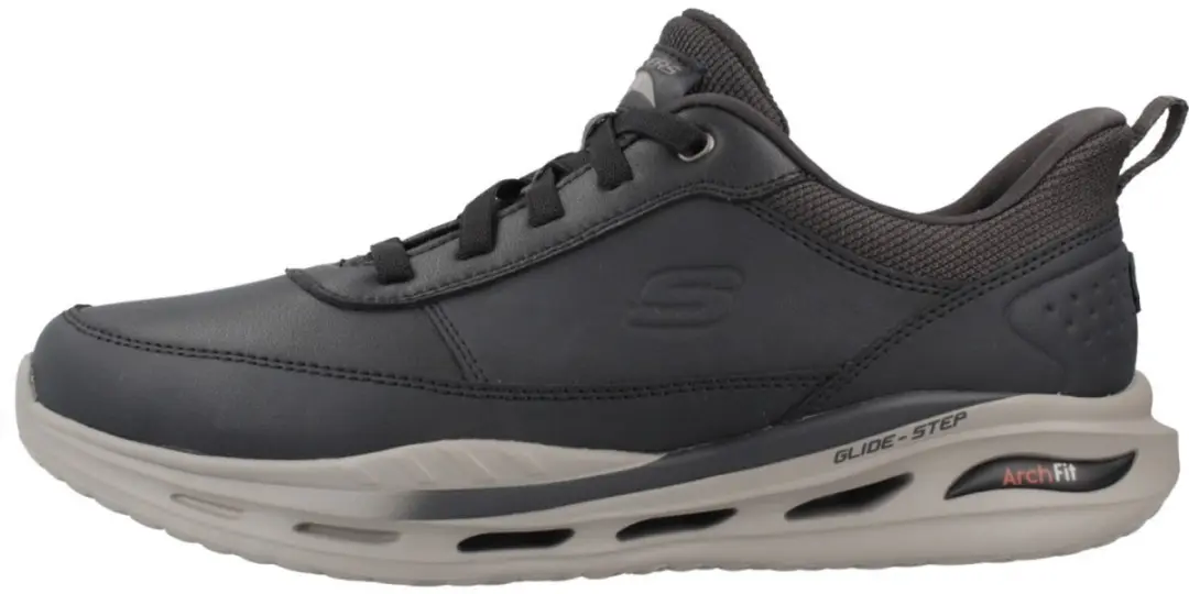 Skechers Arch Fit Orvan Moxley Heren Instappers - Zwart