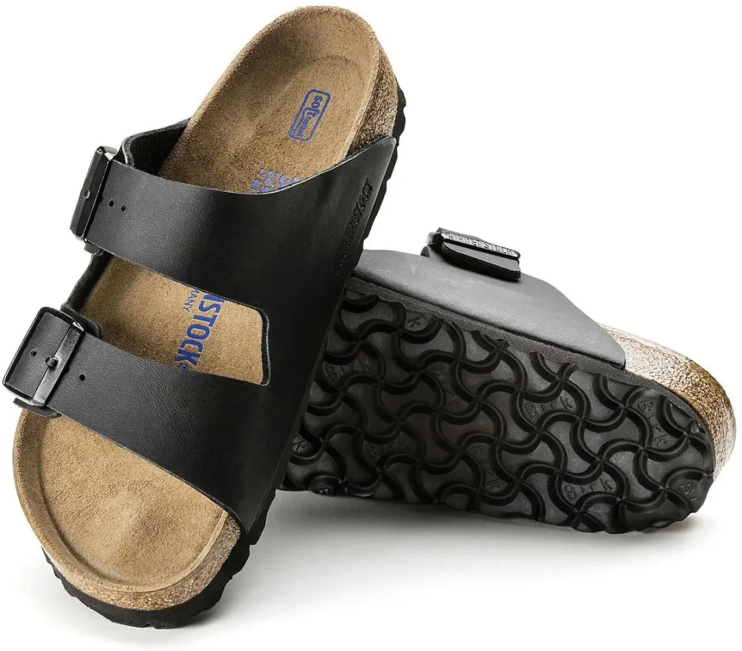Birkenstock Arizona Birko-Flor Slides 40 - Zwart - afbeelding 5 van 6