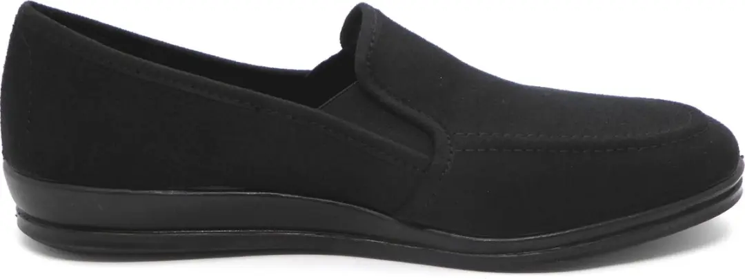 Rohde 2609-90 Microvelour Wollen Pantoffels - Maat 42 - Zwart