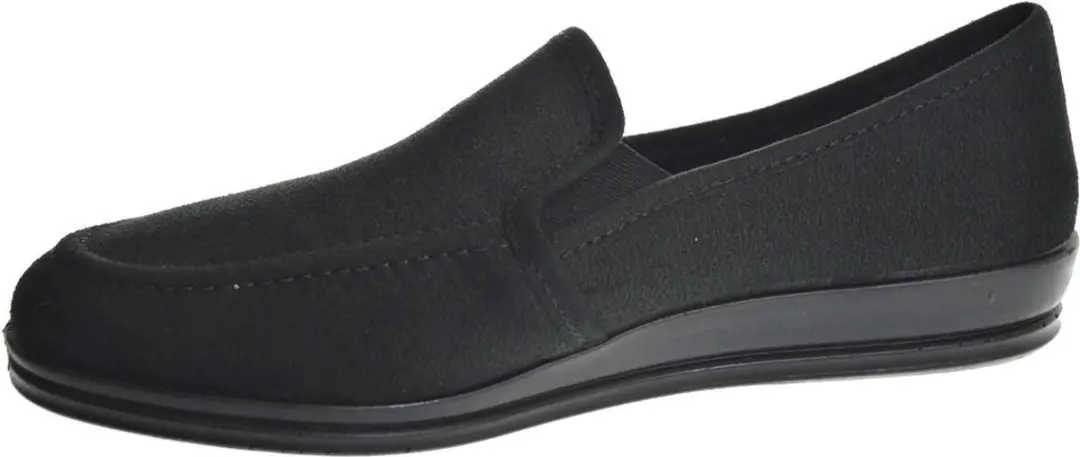 Rohde 2609-90 Microvelour Wollen Pantoffels - Maat 42 - Zwart