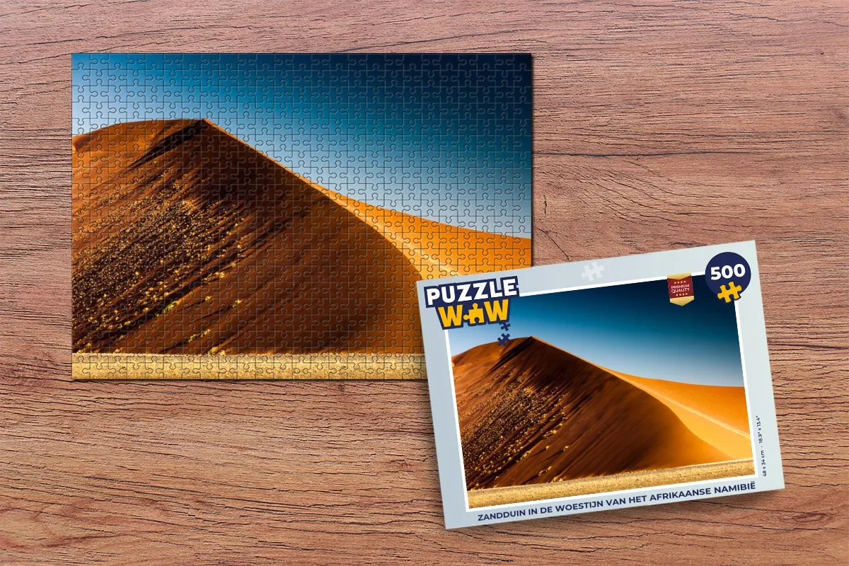 PuzzleWow Legpuzzel Zandduin Namibië 500 Stuks - Multicolor