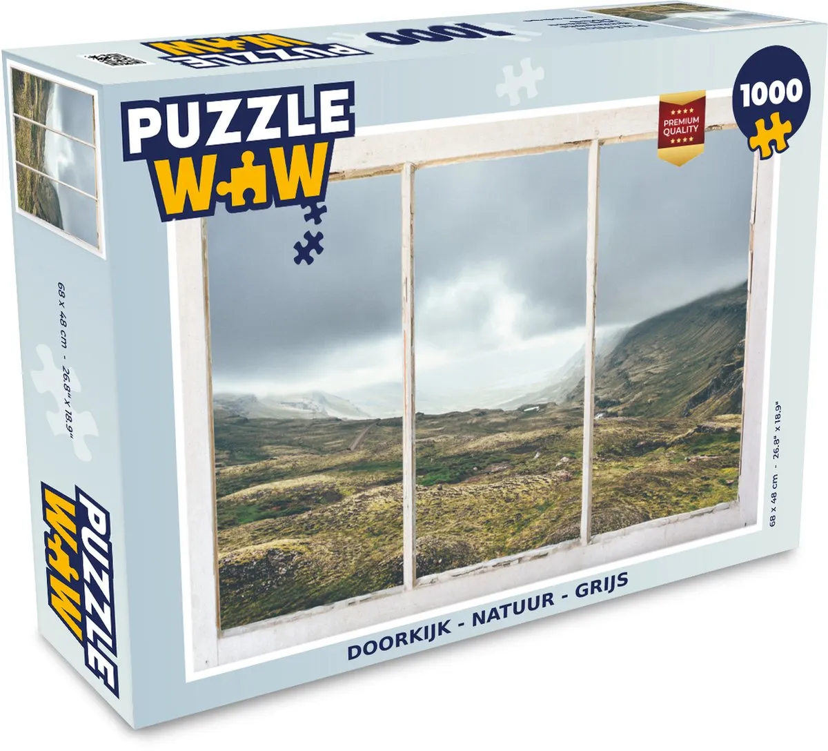 PuzzleWow Natuur Legpuzzel 1000 Stuks - Multicolor