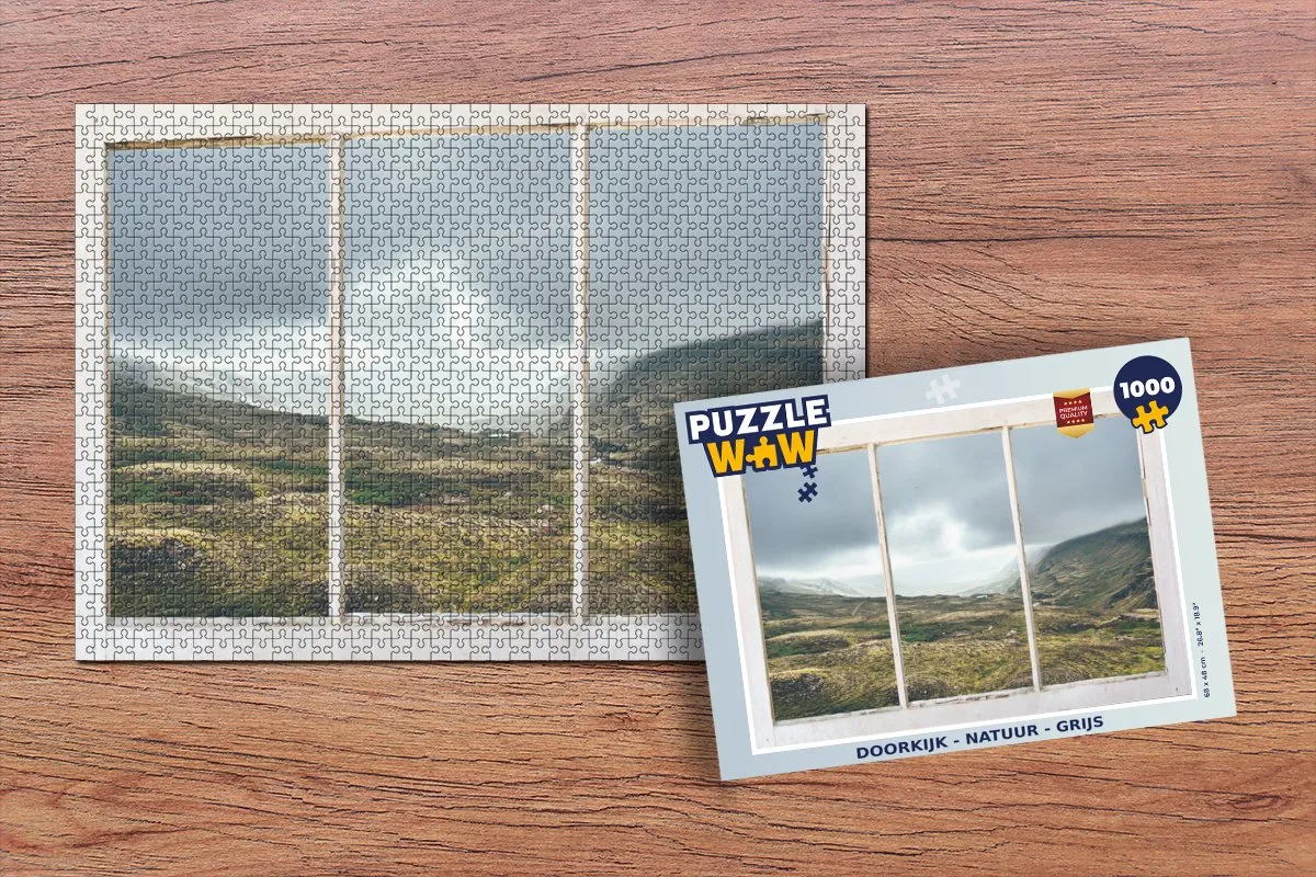 PuzzleWow Natuur Legpuzzel 1000 Stuks - Multicolor
