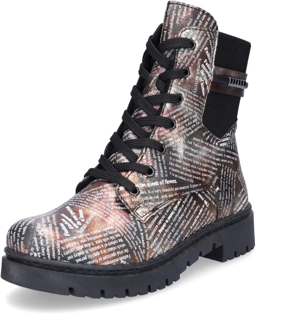 Rieker dames veterboot multi