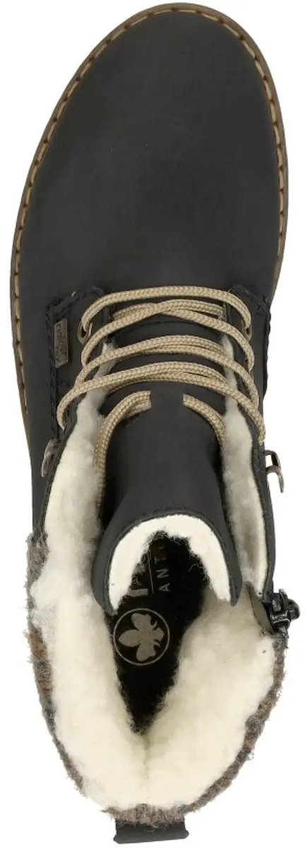 Rieker Veterschoenen Hoog Blauw - Maat 37