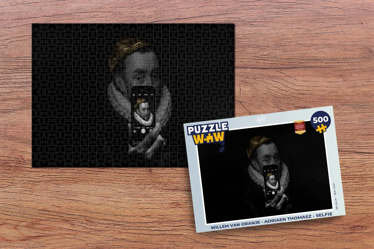 PuzzleWow Willem van Oranje Legpuzzel 500 Stuks - Multicolor