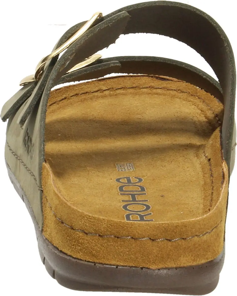Rohde 5865 61 Slippers Dames - Olijfgroen Leer - 38 - afbeelding 6 van 6