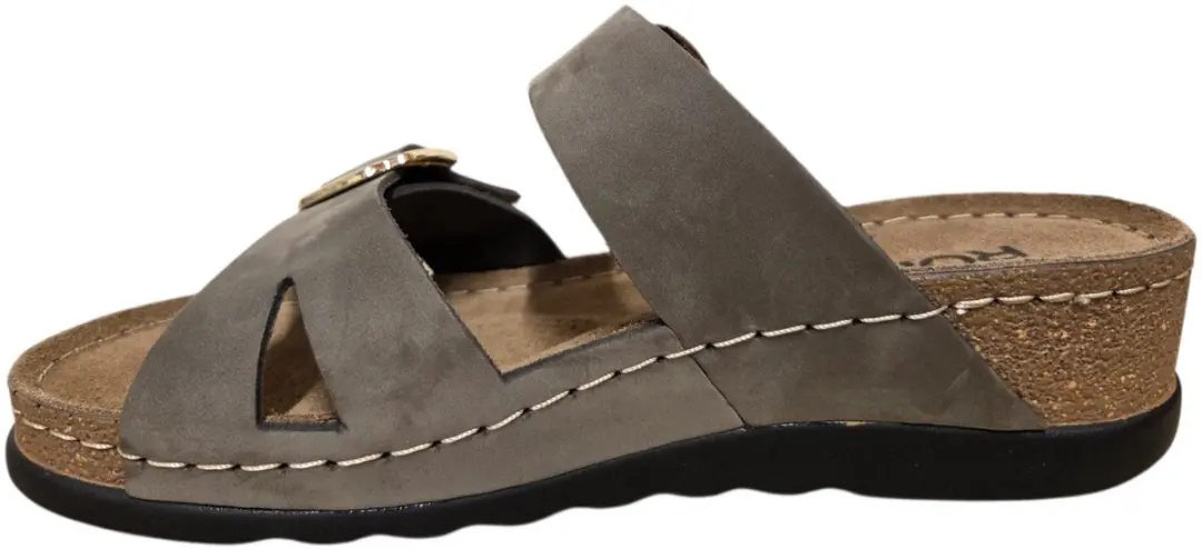 Rohde 5430 72 Slippers Dames - Taupe Nubuck - 39