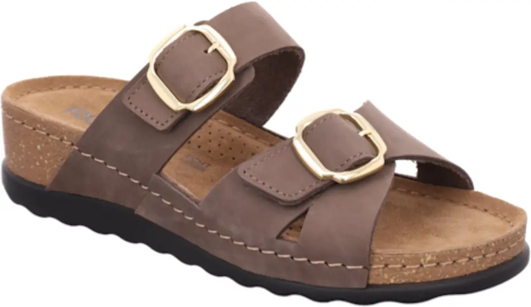 Rohde 5430 72 Slippers Dames - Taupe Nubuck - 39 - afbeelding 6 van 6