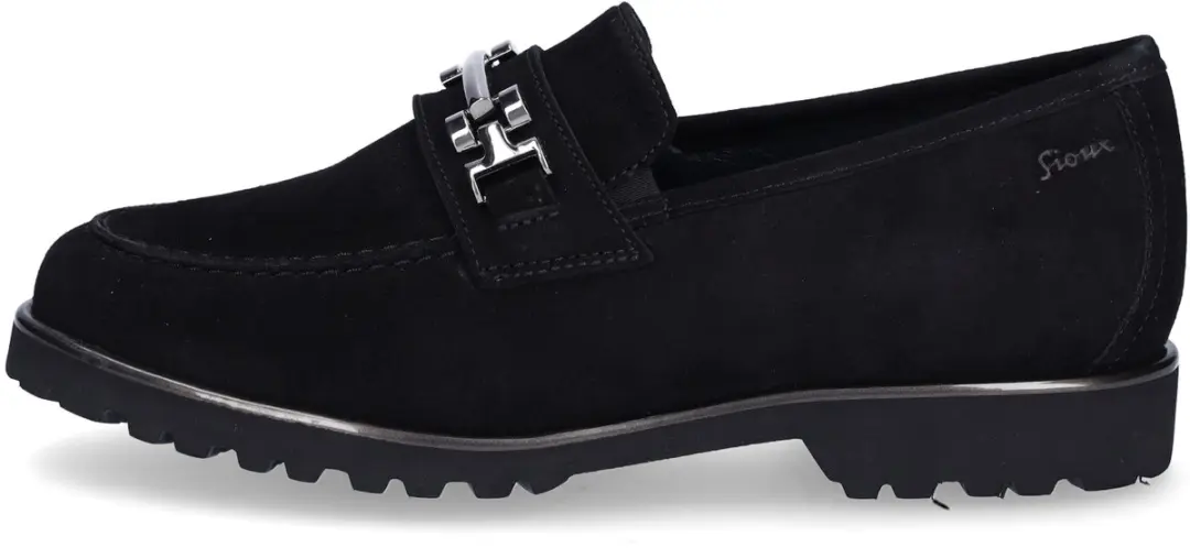 Sioux Meredith Loafers Dames - Zwart - Maat 37