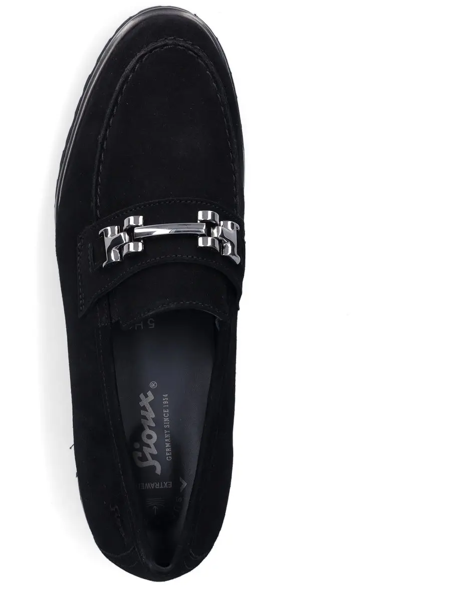 Sioux Meredith Loafers Dames - Zwart - Maat 37