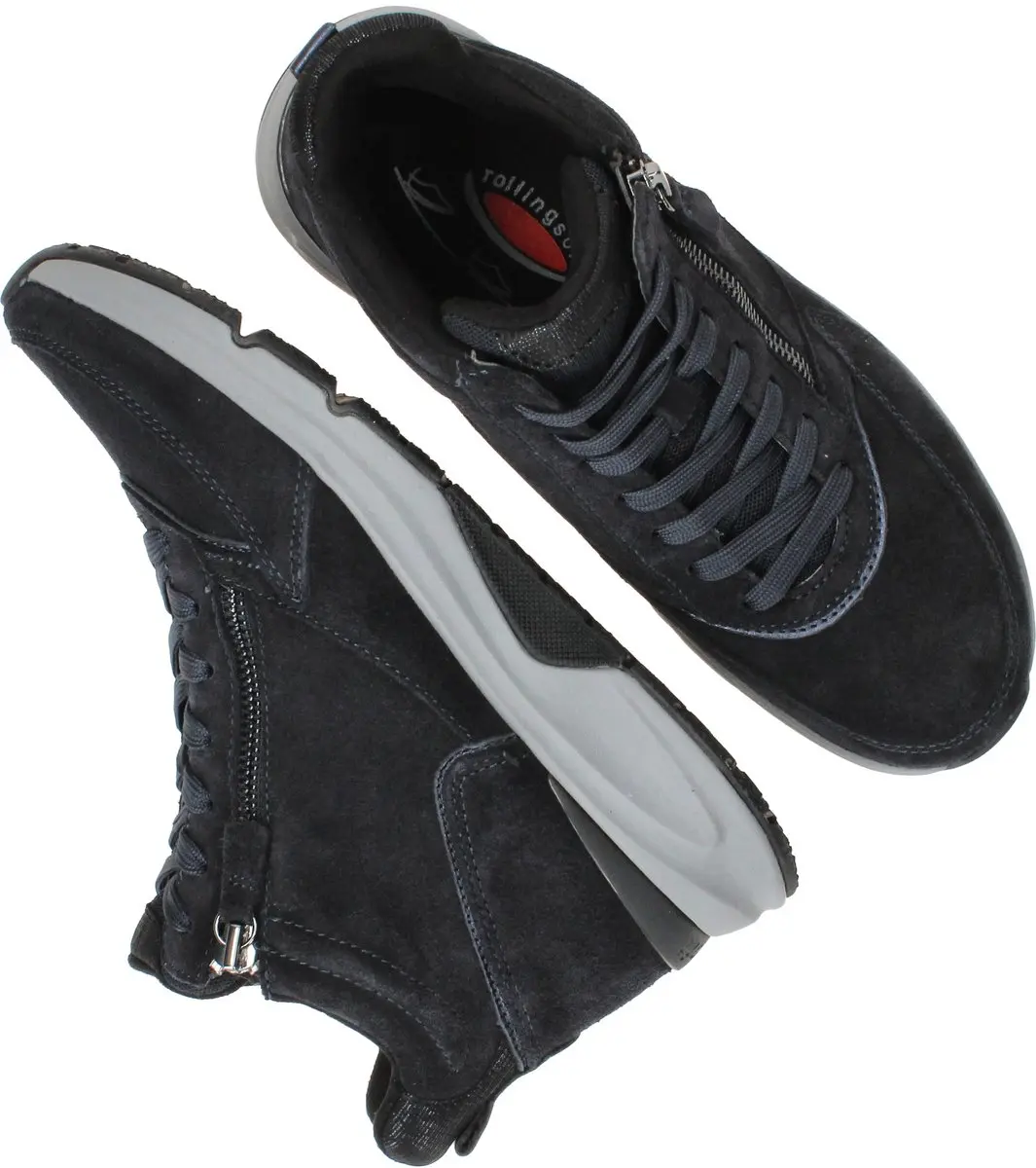 Gabor Rollingsoft Veterboots 40 - Blauw