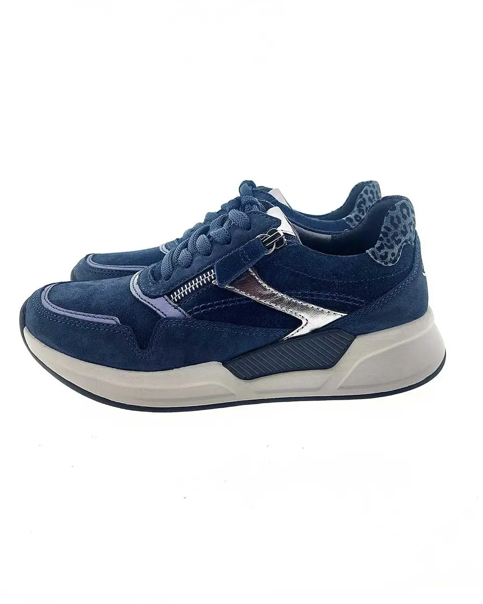 Gabor Rollingsoft Dames Sneaker - Donkerblauw