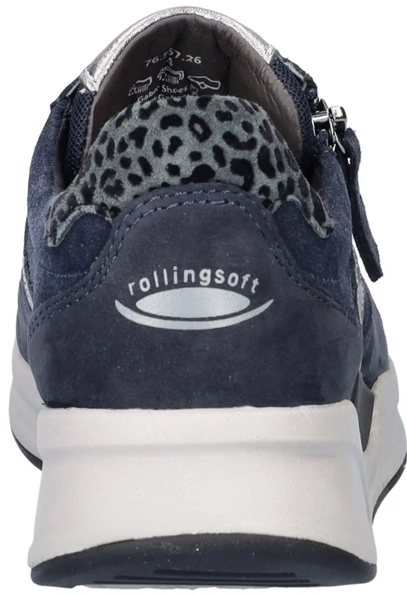 Gabor Rollingsoft Dames Sneaker - Donkerblauw