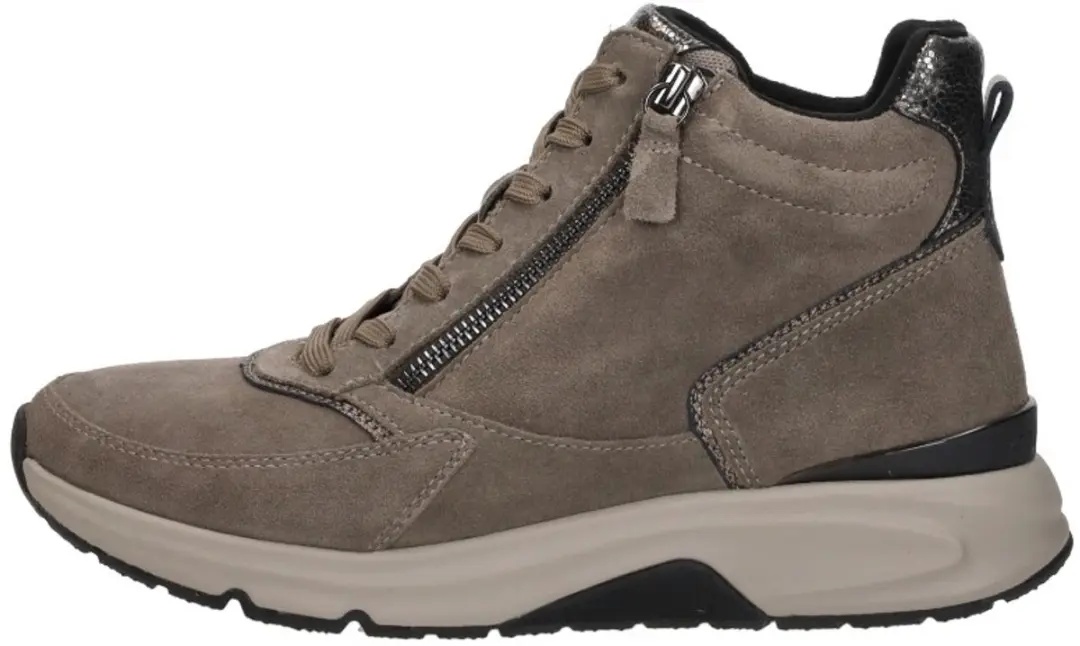 Gabor Rollingsoft Veterboots - Bruin Suede - Maat 40