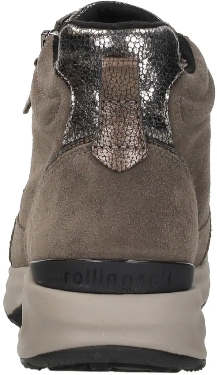 Gabor Rollingsoft Veterboots - Bruin Suede - Maat 40