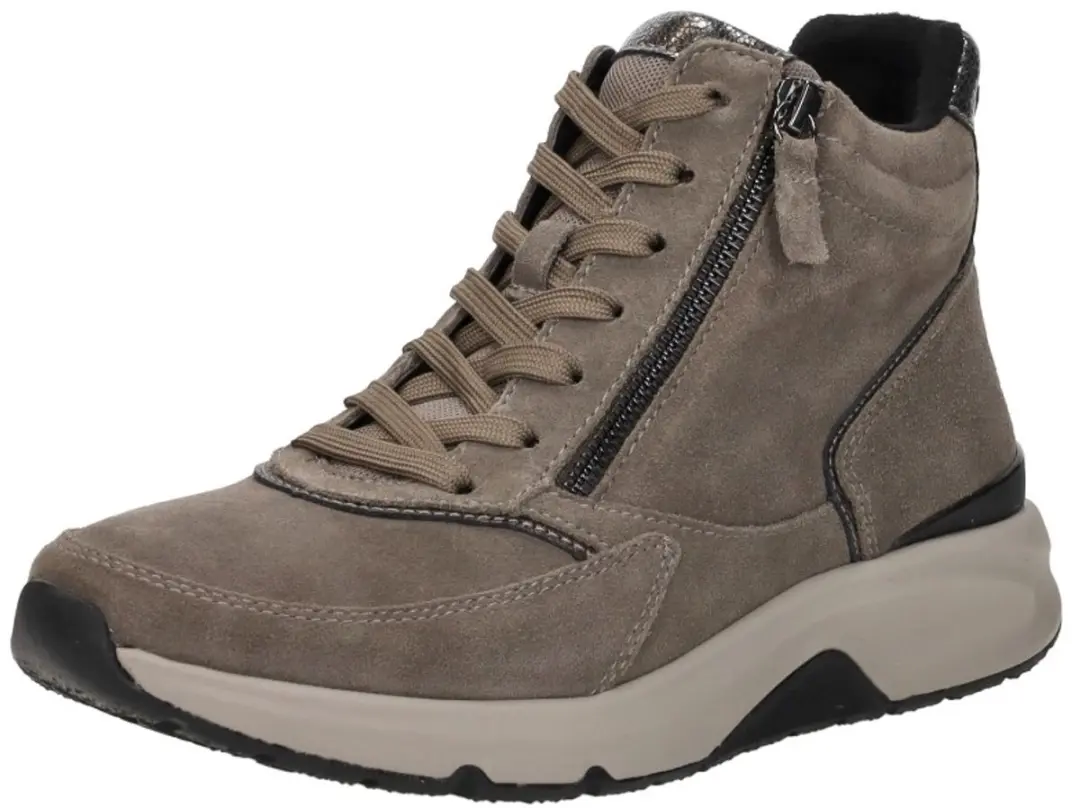 Gabor Rollingsoft Veterboots - Bruin Suede - Maat 40
