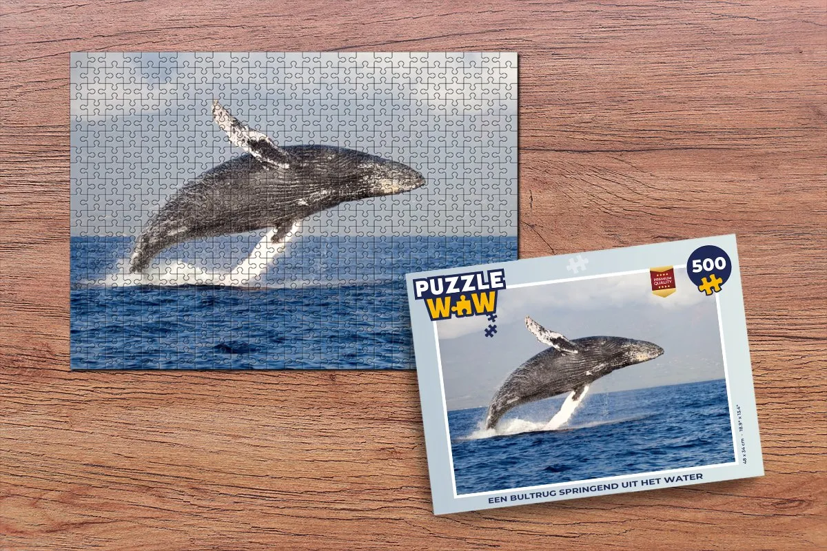 PuzzleWow Legpuzzel 500 Stuks - Bultrug Multicolor