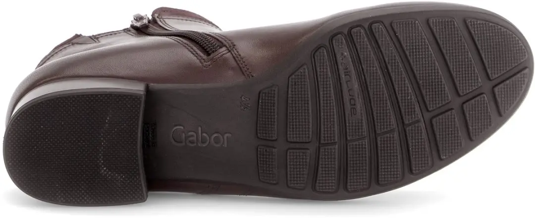 Gabor Dames Enkellaarsjes 6536 5 - Bordo - Maat 40